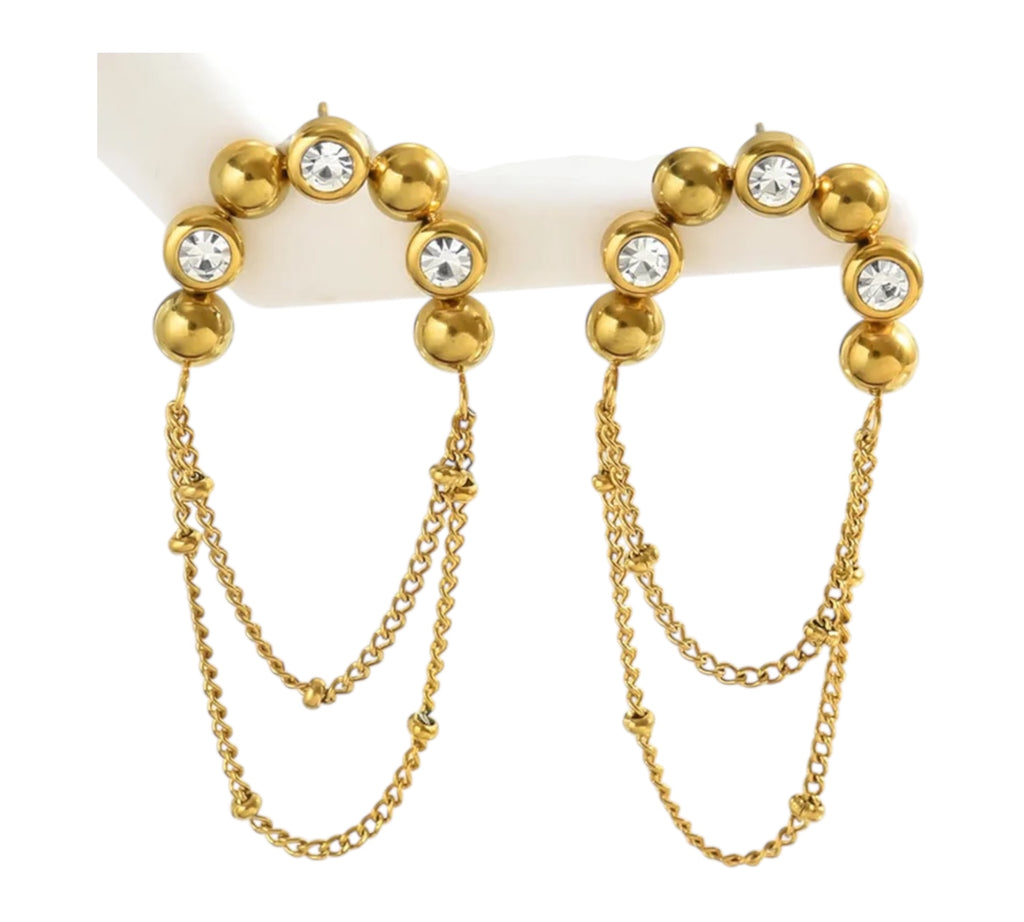 Multi Chain Earrings