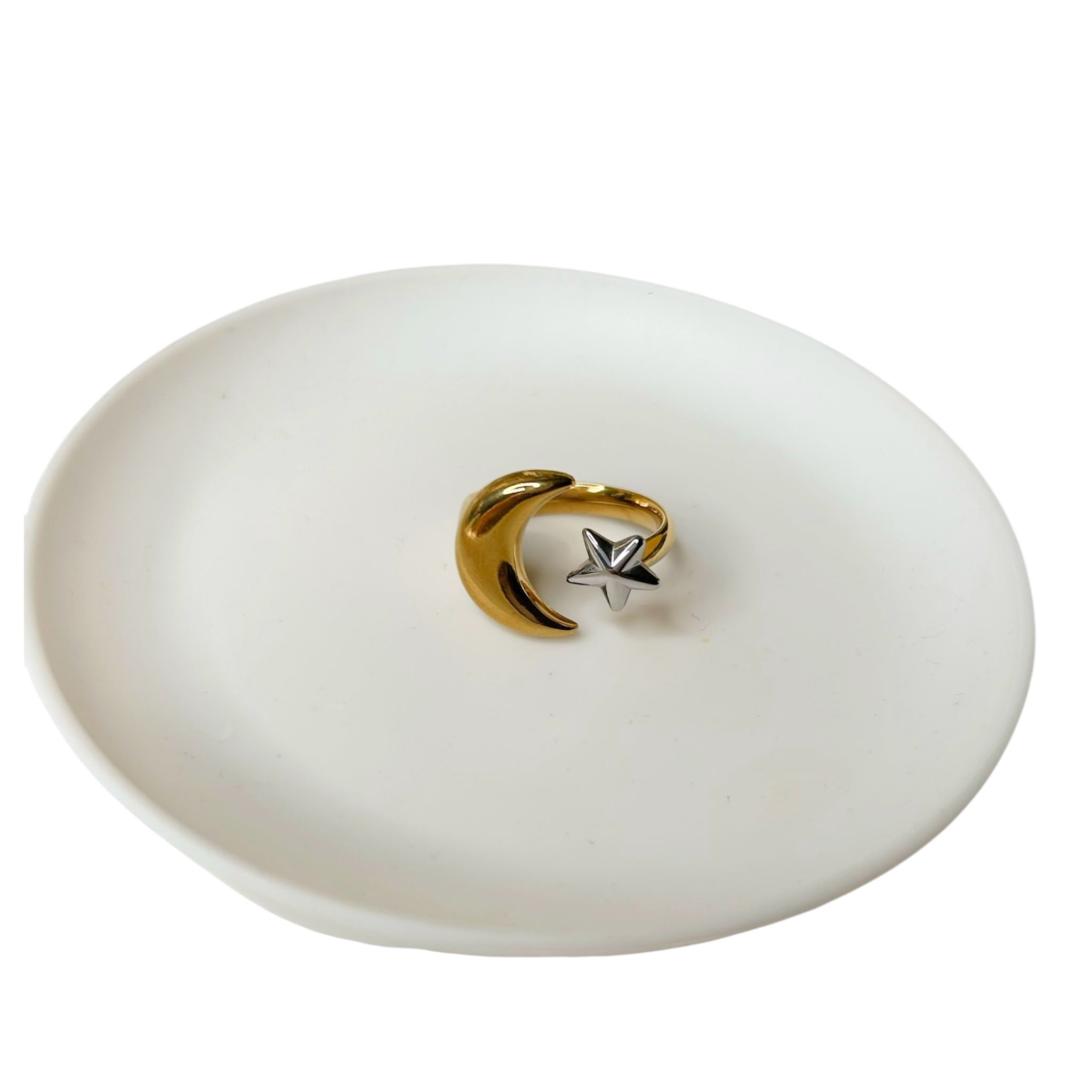 Estrella y Luna Sortija