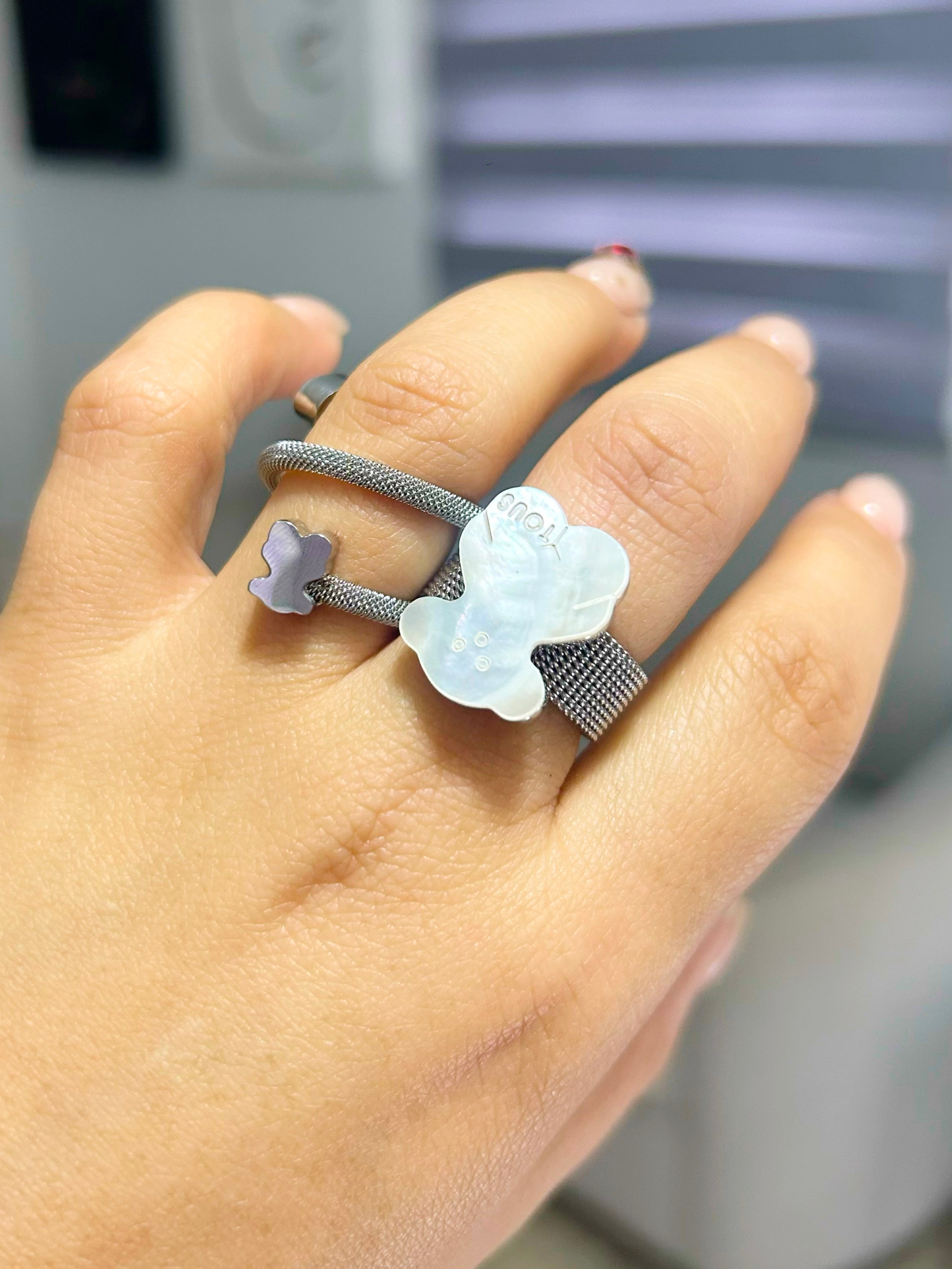 Nácar Bear Ring