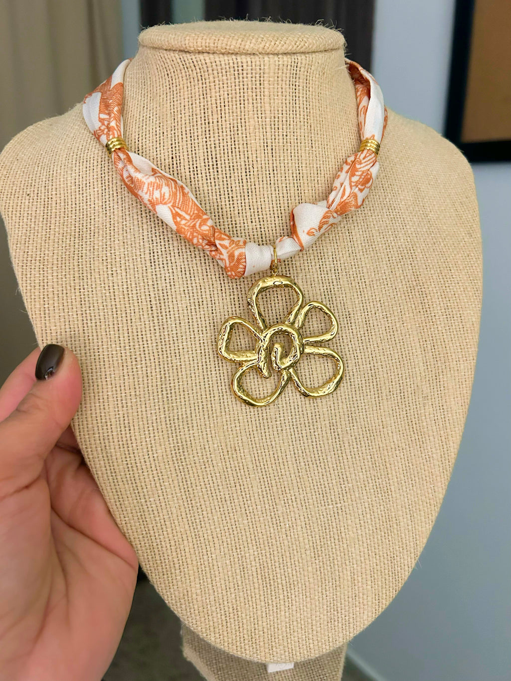 Fabric Necklace