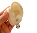 Silver Double Earrings