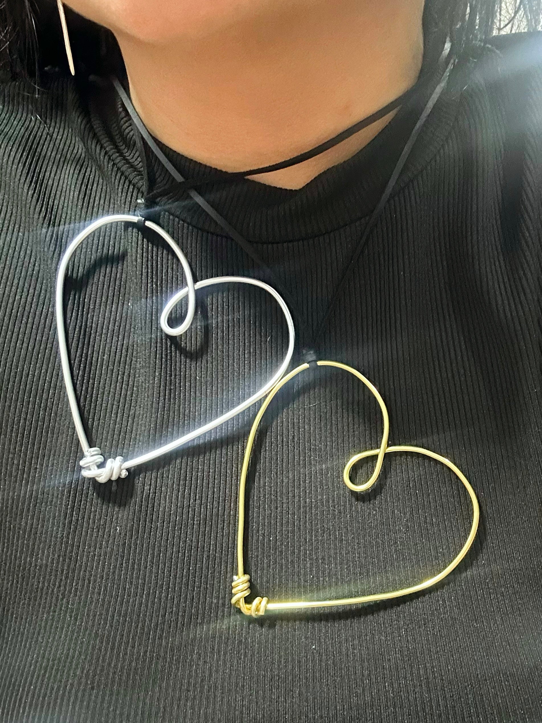 String Heart Necklace