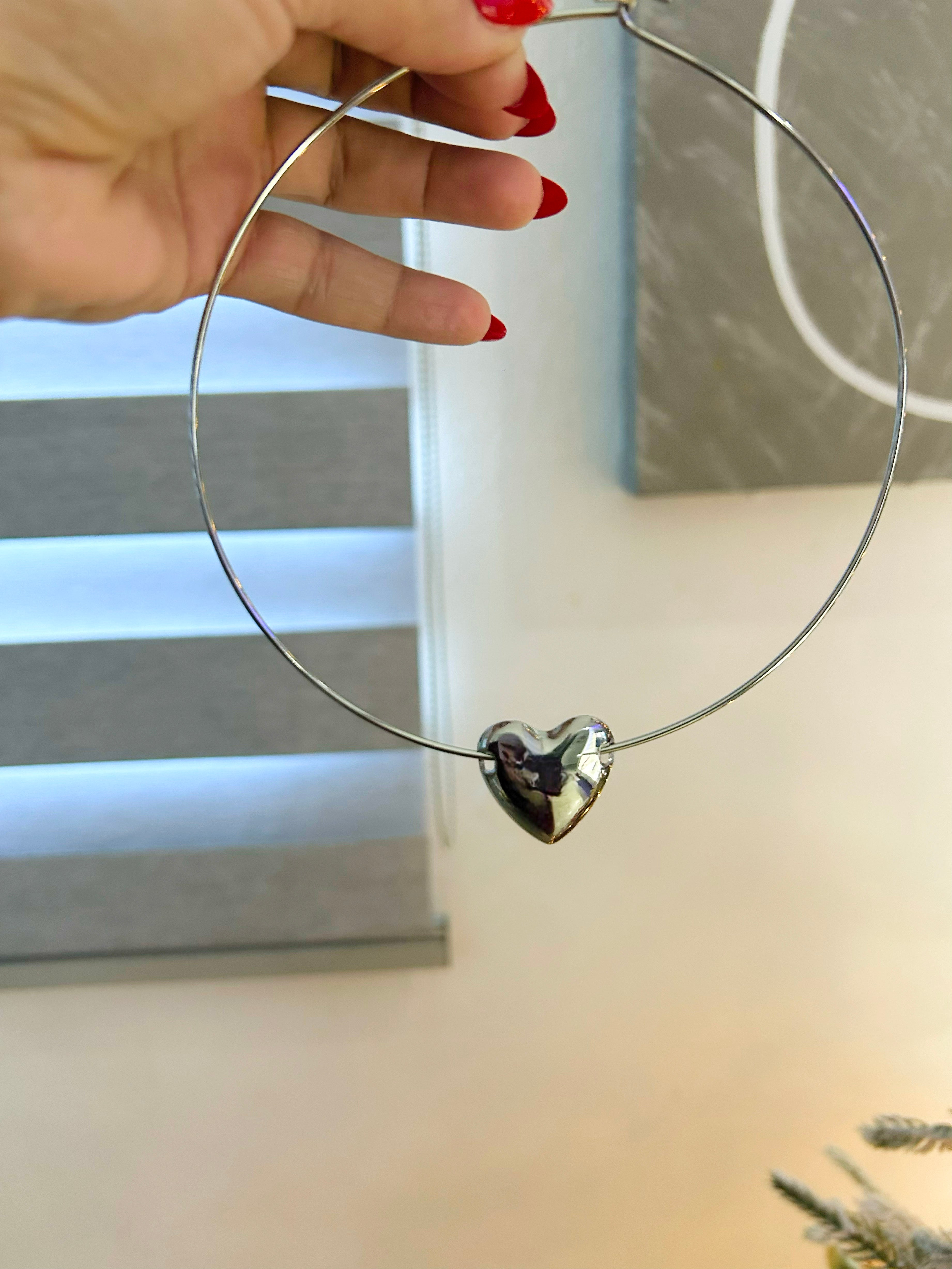 Metal Heart Chain