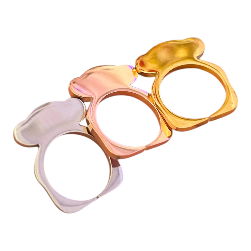 3 Color Bear Ring